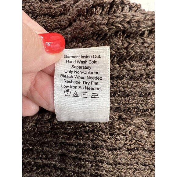 Coldwater Creek Womens Cardigan~Size S (6/8)~Brown Classic Versatile ~ L13 06 - Picture 9 of 9